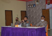Dir Binmas Polda Lampung Sosialisasi Perpol Nomor 4 Tahun 2020 di Tulang Bawang