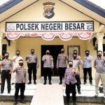Wakapolres Way Kanan Kunker Di Polsek Negeri Besar