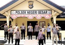 Wakapolres Way Kanan Kunker Di Polsek Negeri Besar