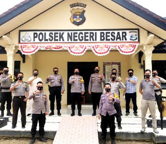 Wakapolres Way Kanan Kunker Di Polsek Negeri Besar