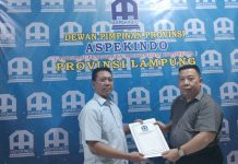 Joni Desmara Nahkodai Aspekindo Lampung Tengah