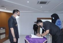 Bupati Way Kanan Tandatangani Nota Kesepahaman Antara Pengadilan Agama & BNNK Way Kanan