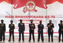 HUT Bhayangkara Ke-75, Bupati Musa Ahmad Minta Forkopimda Dan Masyarakat Kompak