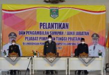 26 Pejabat Eselon II Pemkab Lamteng di Rolling, Kadis Kominfo Dijabat Rosidi