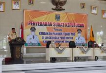 162 ASN Lamteng Naik Pangkat, Bupati Musa: Jaga Amanah Jabatan Ini dengan Baik