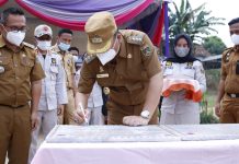 Bupati Lamteng Musa Ahmad Resmikan Pasar Kuliner Masyarakat Inovatif Kampung Terbanggi Besar