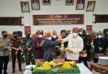 Bupati Musa Ahmad Hadiri Rapat Paripurna Hari Jadi Ke-75 Kabupaten Lampung Tengah