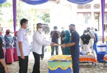 Bupati Way Kanan Hadiri Sertijab Camat dan Pelantikan TP PKK Kecamatan Buay Bahuga