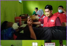 PMI Way Kanan Dan PAC Ansor adakan donor darah