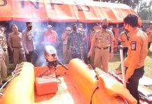 Wabup Ali Rahman Pimpin Apel Siaga Bencana Kabupaten Way Kanan