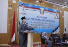 Wabup Way Kanan Lantik Pejabat Administrasi Kedalam Jabatan Fungsional Melalui Penyetaraan Jabatan