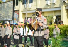 Kapolda Lampung Pimpin Upacara Sertijab 3 Kapolres