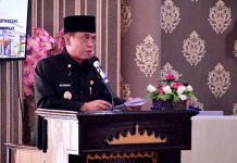 Wabup Way Kanan Hadiri Paripurna DPRD Penyampaian Raperda Pertanggungjawaban APBD 2021