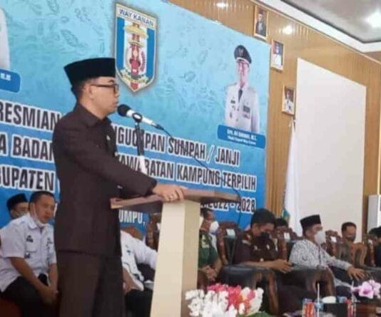 Adipati Lantik 1.425 BPK Kabupaten Way Kanan