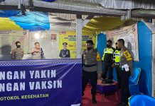 Pantau Arus Mudik, Wakapolres Way Kanan Cek Pos Pam Lebaran