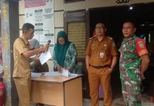 Banbinsa Koramil 427-03/BLU Lakukan Pendampingan Vaksin di Blambangan Umpu