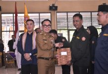 Bupati Way Kanan Hadiri Pengukuhan Karang Taruna Kecamatan