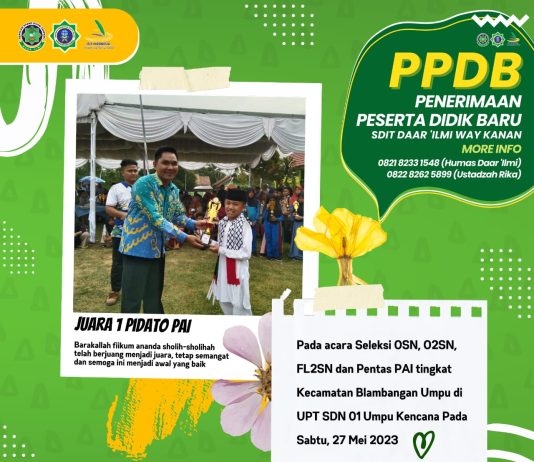 Meri: Selamat Kepada Bagas Adipati Putra Azhar yang Berhasil Meraih Juara 1 pada Lomba “PIDATO PAI”