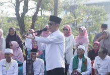Wabup Ali Rahman Hadiri Acara Pelepasan Jamaah Haji Kabupaten Way Kanan Tahun 2023