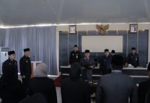 Wabup Ali Rahman Hadiri Acara Pelantikan UPT Sekolah Dilingkungan Pemkab Way Kanan
