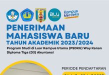 UNILA PSDKU Way Kanan Mulai Terima Mahasiswa Baru