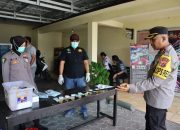 Personel Satnarkoba Polres Way Kanan di Tes Urine Secara Mendadak