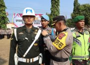 Polres Way Kanan Apel Gelar Pasukan Ops Zebra Krakatau 2023