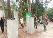 Turun Cek Perkembangan TMMD, Dandim Way Kanan Semangati Personil dan Warga.