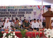 Polres Way Kanan Gelar Doa Bersama Merajut Kebangsaan dan Kesepakatan Pemilu Damai 2024 Kabupaten Way Kanan