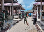 Kodim 0427 Way Kanan laksanakan Kegiatan Karya Bakti dalam rangka mencegah terjadinya bencana banjir dan munculnya wabah penyakit,Rabu 06/12/2023