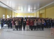 Kepala Lembaga Pemasyarakatan Kelas IIB Way Kanan, Syarpani menghadiri Upacara Pembukaan Pelatihan Kegiatan Fisik, Mental Disiplin (FMD)