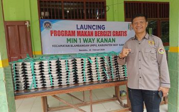 Yayasan Prabu Center 108 Lounching Makan Bergizi Gratis di Kecamatan Blambangan Umpu