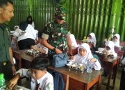 Komandan Kodim 0427/Way Kanan Tinjau kegiatan Makan Bergizi