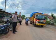 Jelang Buka Puasa, Polsek Negeri Besar Gelar Patroli KRYD di Kampung Tegal Mukti