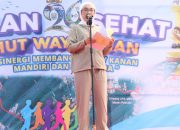 Momentum HUT ke-26, Pemkab Way Kanan Pererat Silaturahmi Lewat Jalan Sehat dan Bazar UMKM