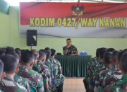 Pengarahan Dandim 0427/Way Kanan: Jaga Kehormatan dan Hindari Pelanggaran